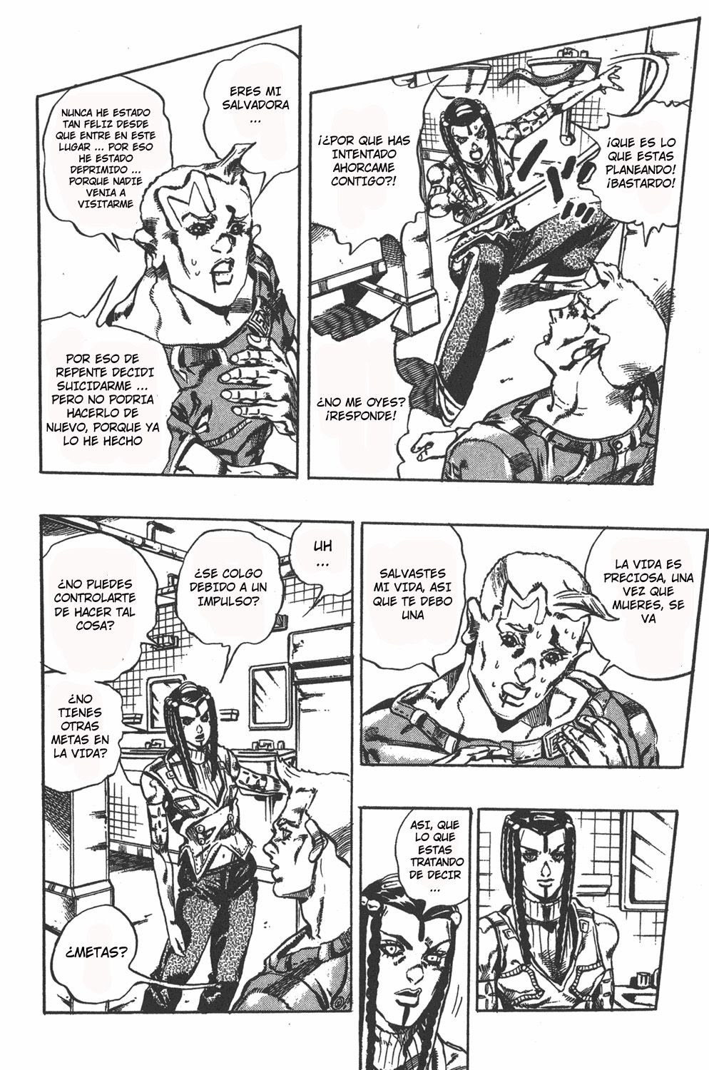 Read JoJo's Bizarre Adventure Parte 6 Stone Ocean ES Manga Online