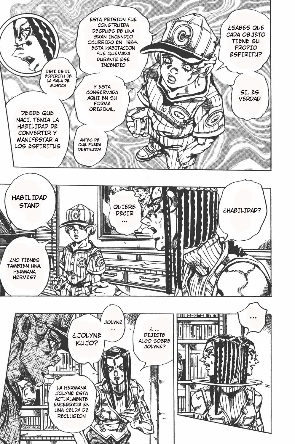 Read JoJo's Bizarre Adventure Parte 6 Stone Ocean ES Manga Online