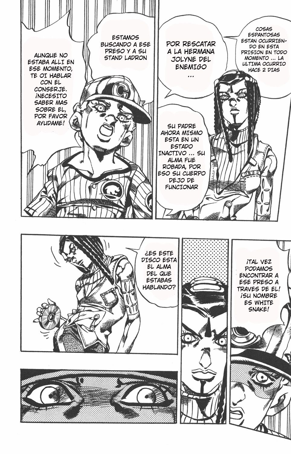 Read JoJo's Bizarre Adventure Parte 6 Stone Ocean ES Manga Online