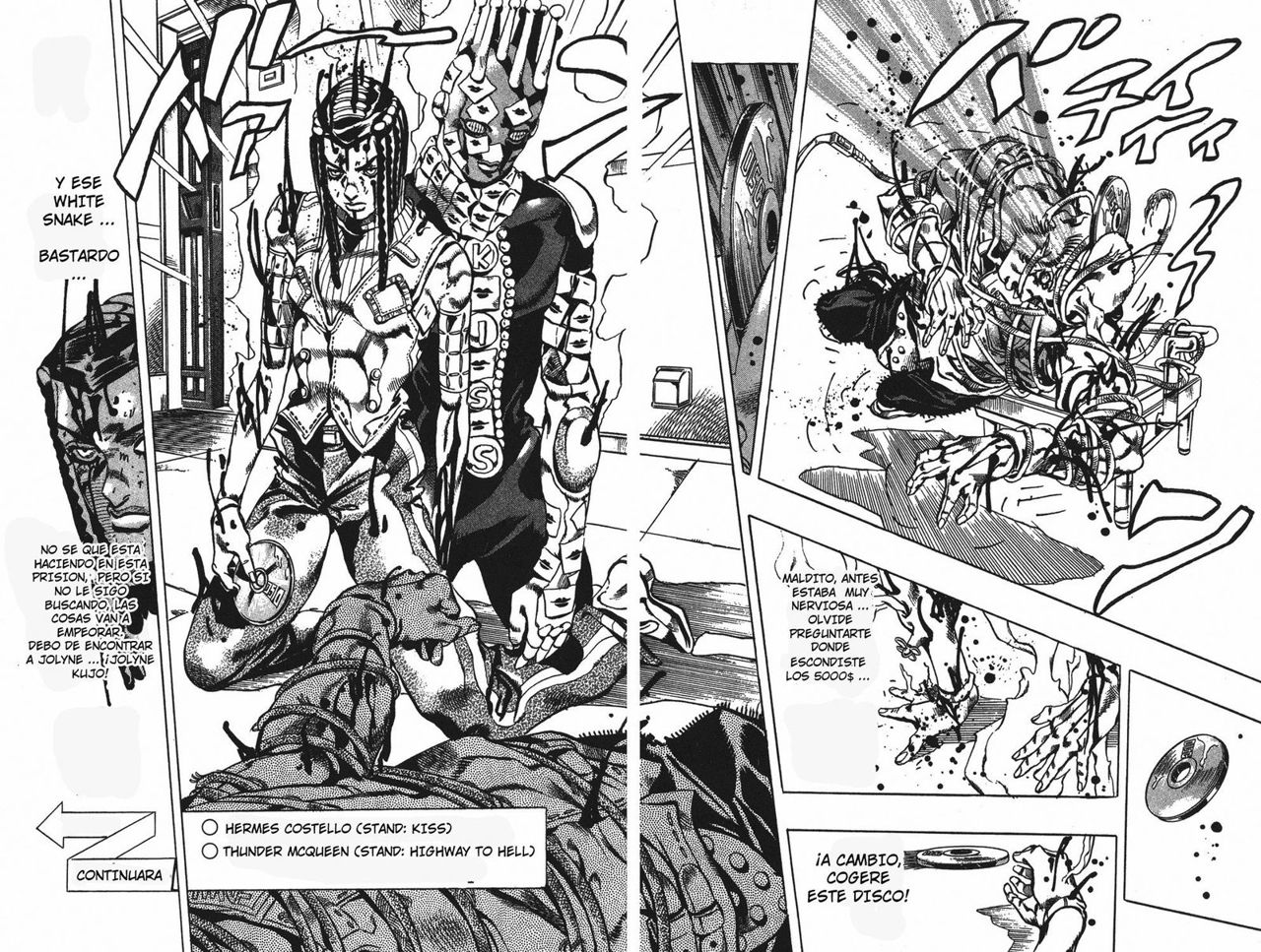 Read JoJo's Bizarre Adventure Parte 6 Stone Ocean ES Manga Online
