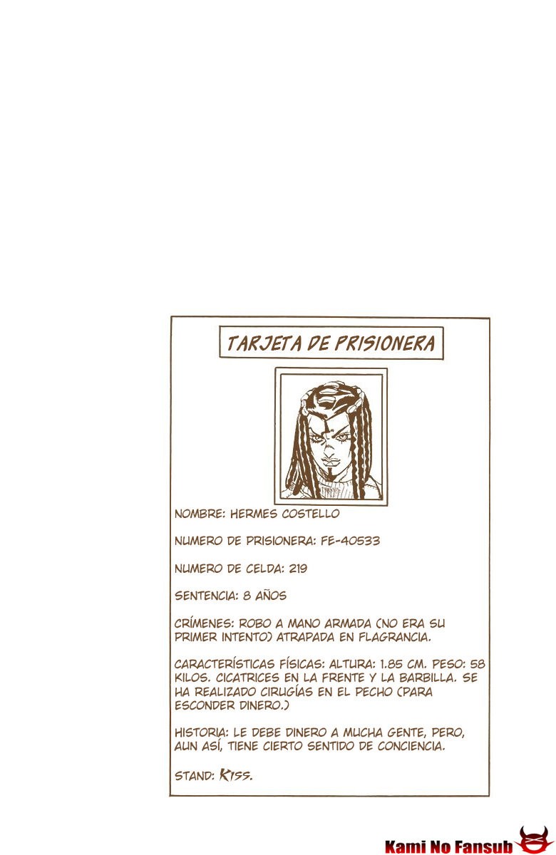 Read JoJo's Bizarre Adventure Parte 6 Stone Ocean ES Manga Online
