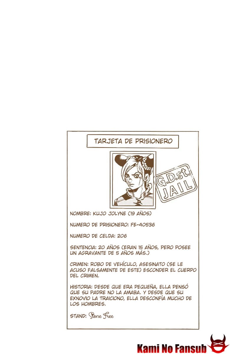 Read JoJo's Bizarre Adventure Parte 6 Stone Ocean ES Manga Online