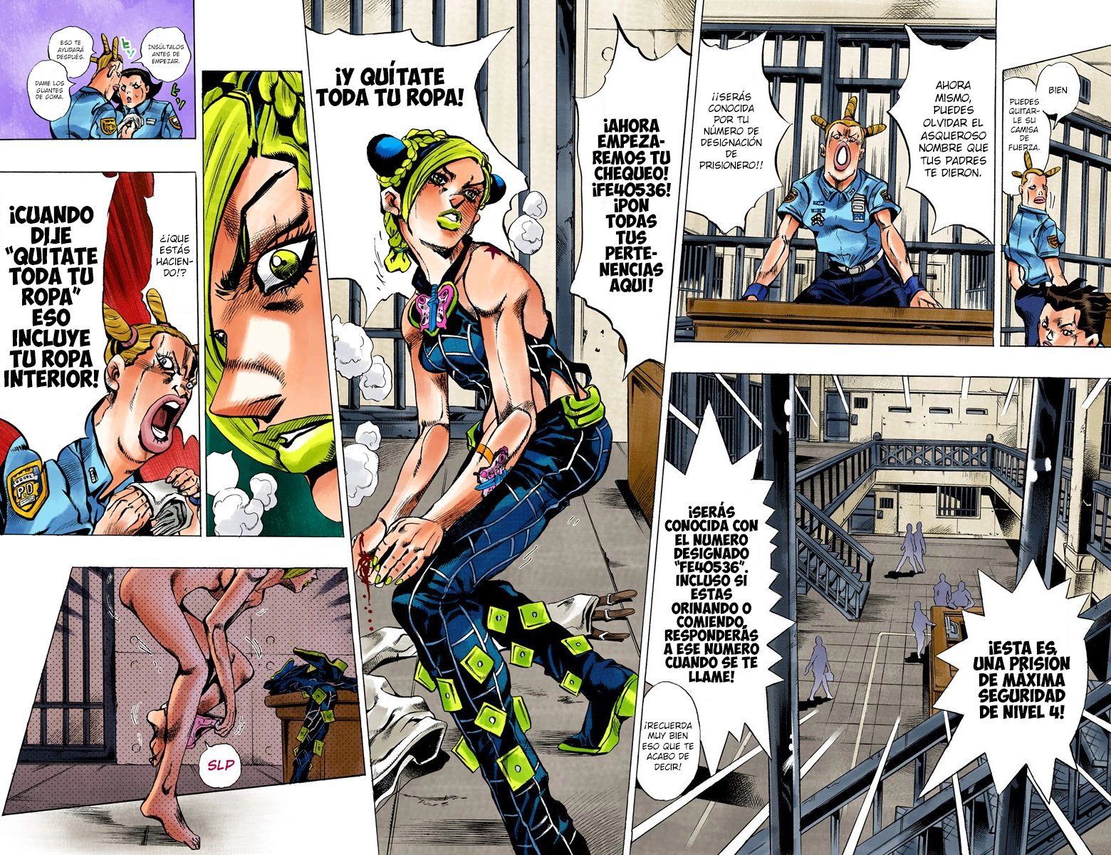Read JoJo's Bizarre Adventure Parte 6 Stone Ocean ES Manga Online