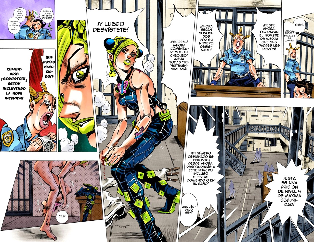 Read JoJo's Bizarre Adventure Parte 6 Stone Ocean ES Manga Online