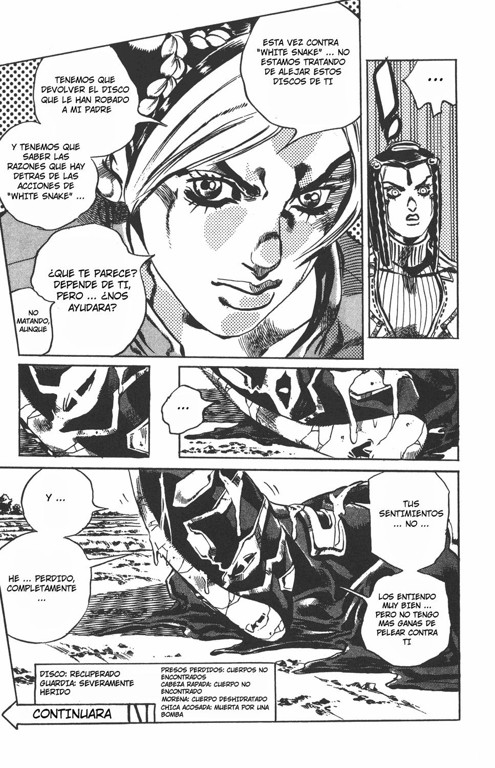 Read JoJo's Bizarre Adventure Parte 6 Stone Ocean ES Manga Online