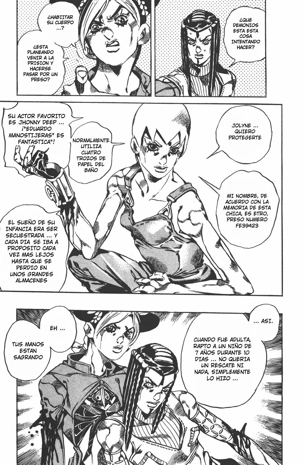Read JoJo's Bizarre Adventure Parte 6 Stone Ocean ES Manga Online