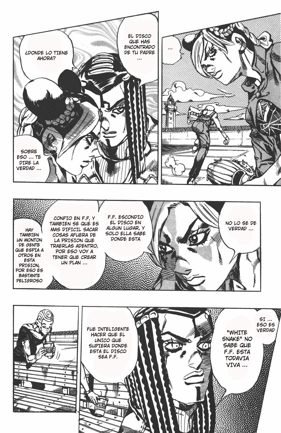 Read JoJo's Bizarre Adventure Parte 6 Stone Ocean ES Manga Online