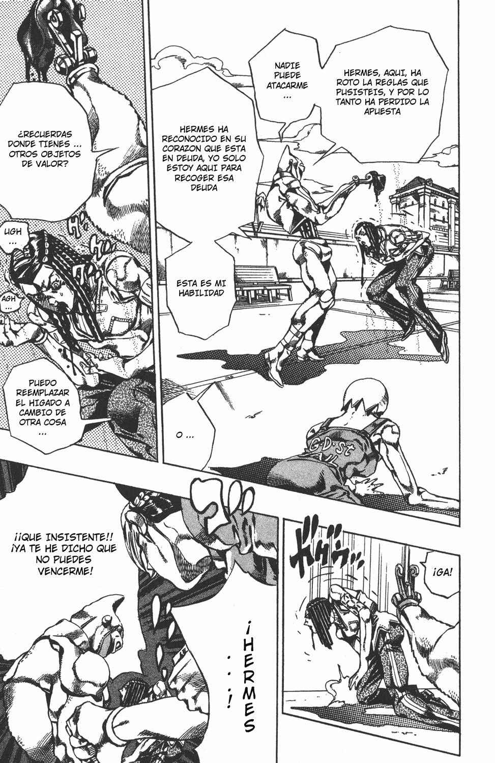 Read JoJo's Bizarre Adventure Parte 6 Stone Ocean ES Manga Online