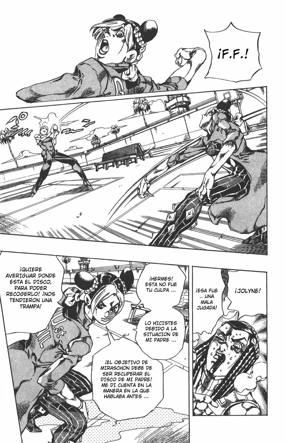 Read JoJo's Bizarre Adventure Parte 6 Stone Ocean ES Manga Online