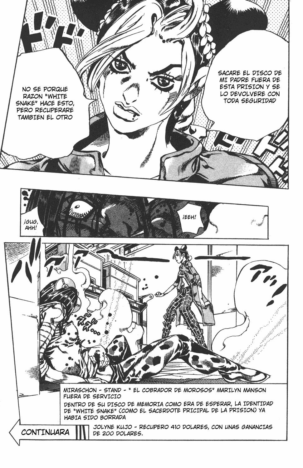 Read JoJo's Bizarre Adventure Parte 6 Stone Ocean ES Manga Online