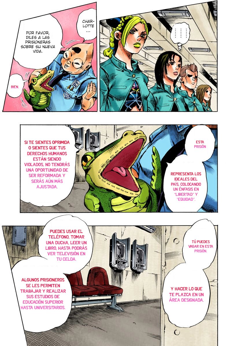 Read JoJo's Bizarre Adventure Parte 6 Stone Ocean ES Manga Online
