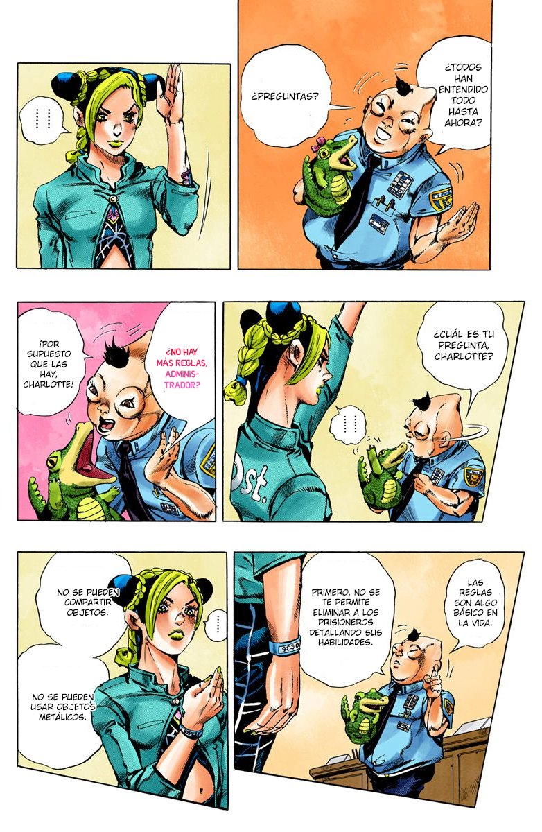 Read JoJo's Bizarre Adventure Parte 6 Stone Ocean ES Manga Online