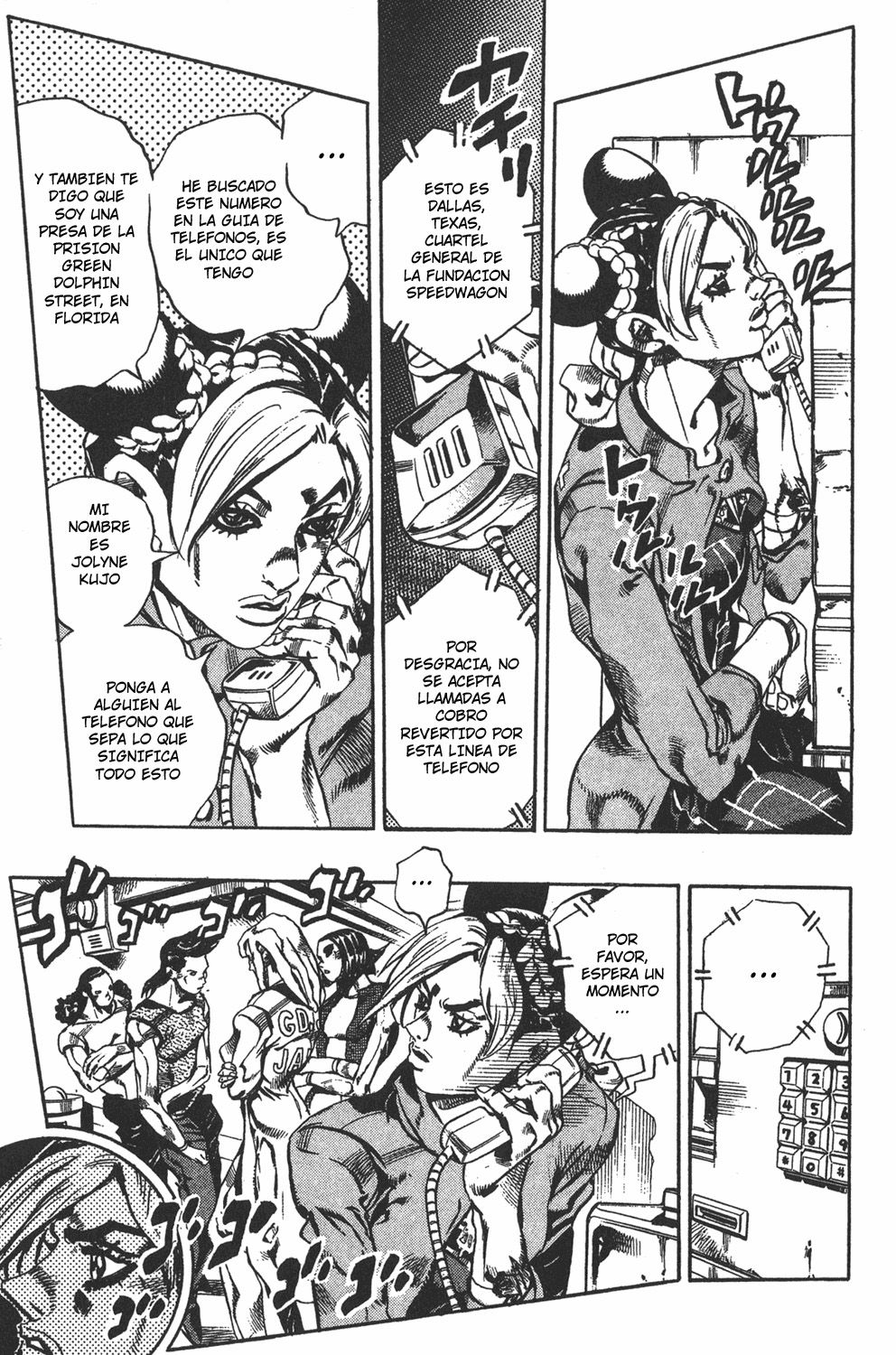 Read JoJo's Bizarre Adventure Parte 6 Stone Ocean ES Manga Online