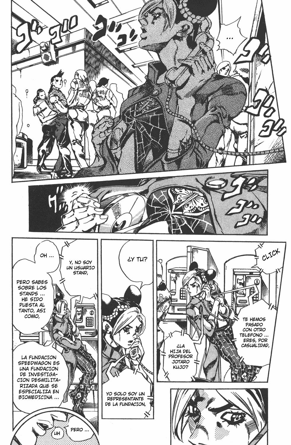 Read JoJo's Bizarre Adventure Parte 6 Stone Ocean ES Manga Online
