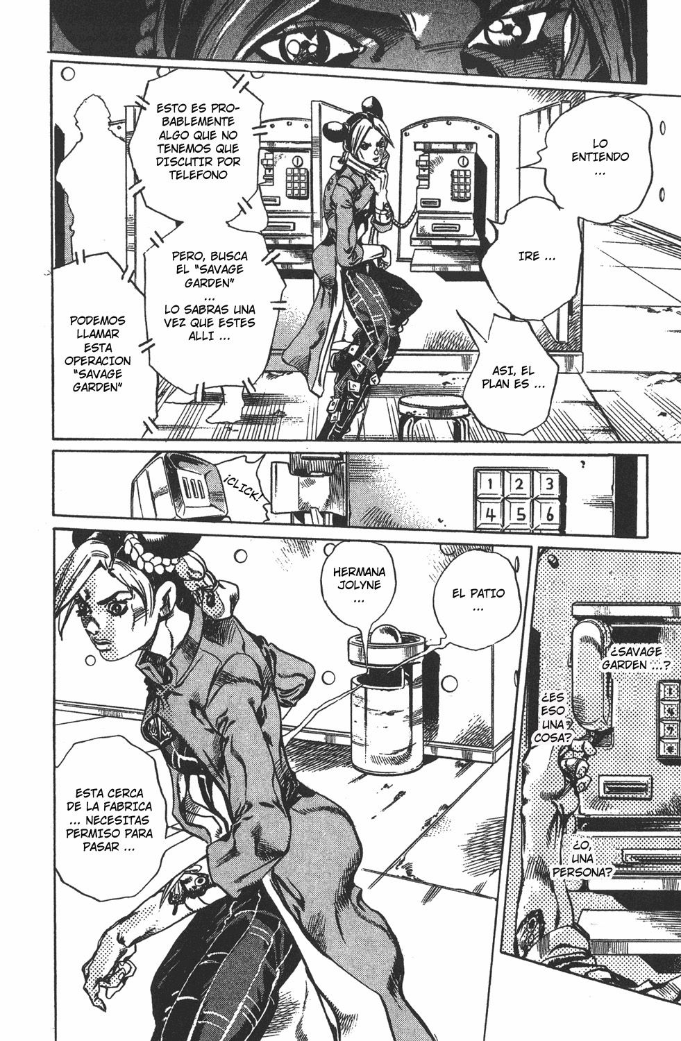 Read JoJo's Bizarre Adventure Parte 6 Stone Ocean ES Manga Online