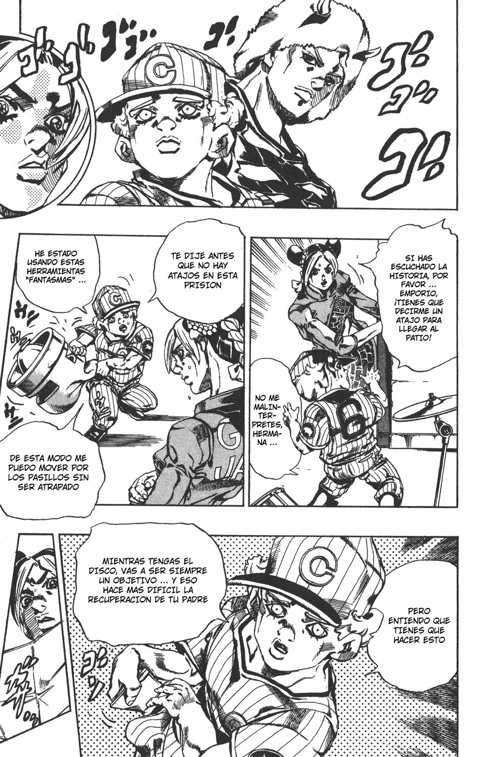 Read JoJo's Bizarre Adventure Parte 6 Stone Ocean ES Manga Online