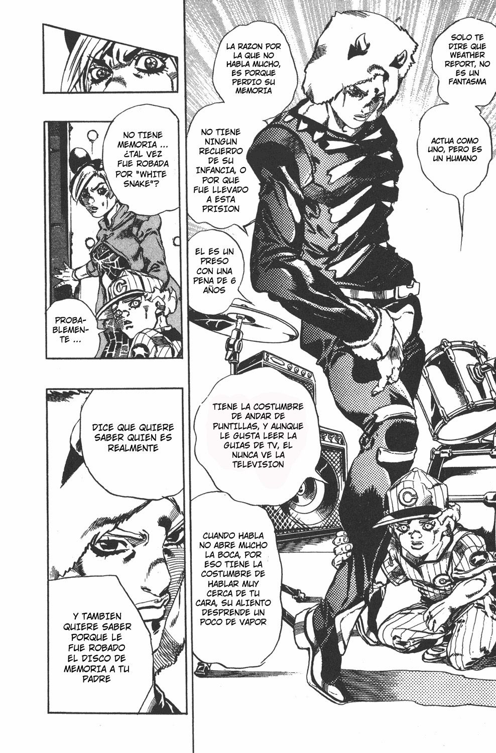 Read JoJo's Bizarre Adventure Parte 6 Stone Ocean ES Manga Online