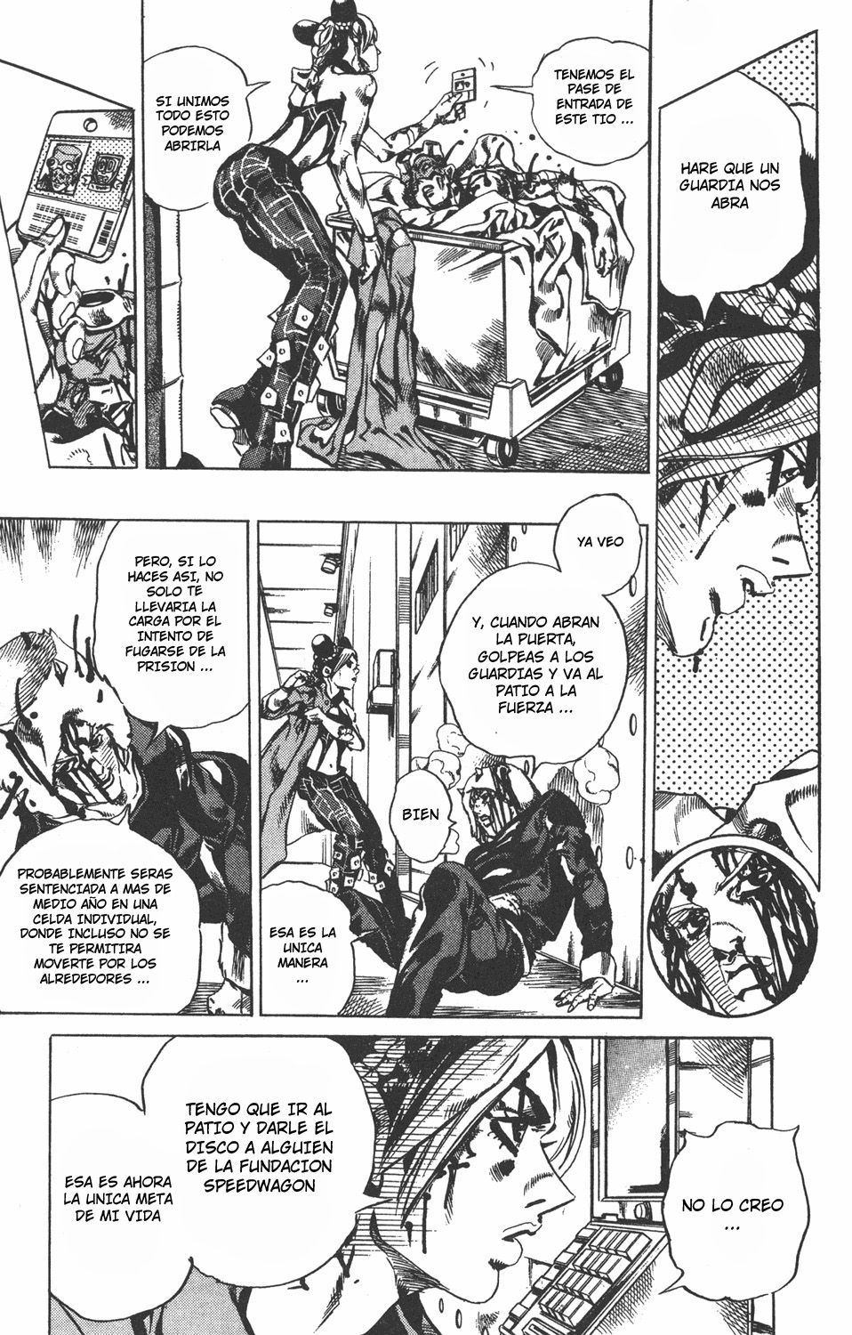 Read JoJo's Bizarre Adventure Parte 6 Stone Ocean ES Manga Online