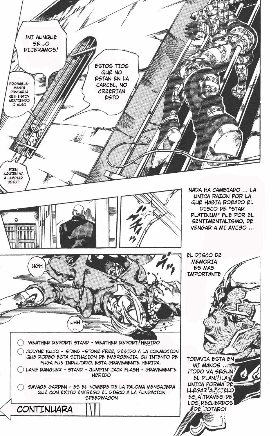 Read JoJo's Bizarre Adventure Parte 6 Stone Ocean ES Manga Online