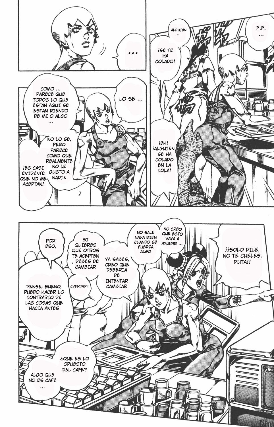 Read JoJo's Bizarre Adventure Parte 6 Stone Ocean ES Manga Online
