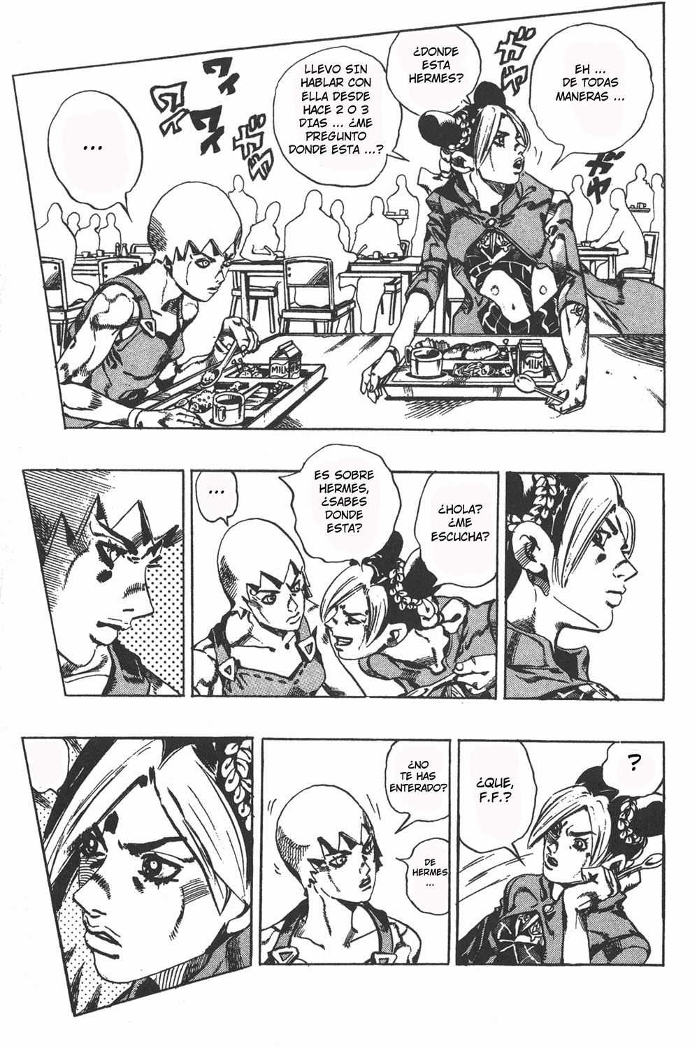 Read JoJo's Bizarre Adventure Parte 6 Stone Ocean ES Manga Online