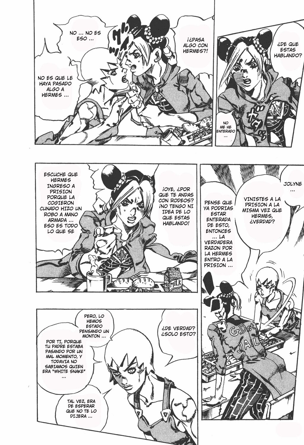 Read JoJo's Bizarre Adventure Parte 6 Stone Ocean ES Manga Online