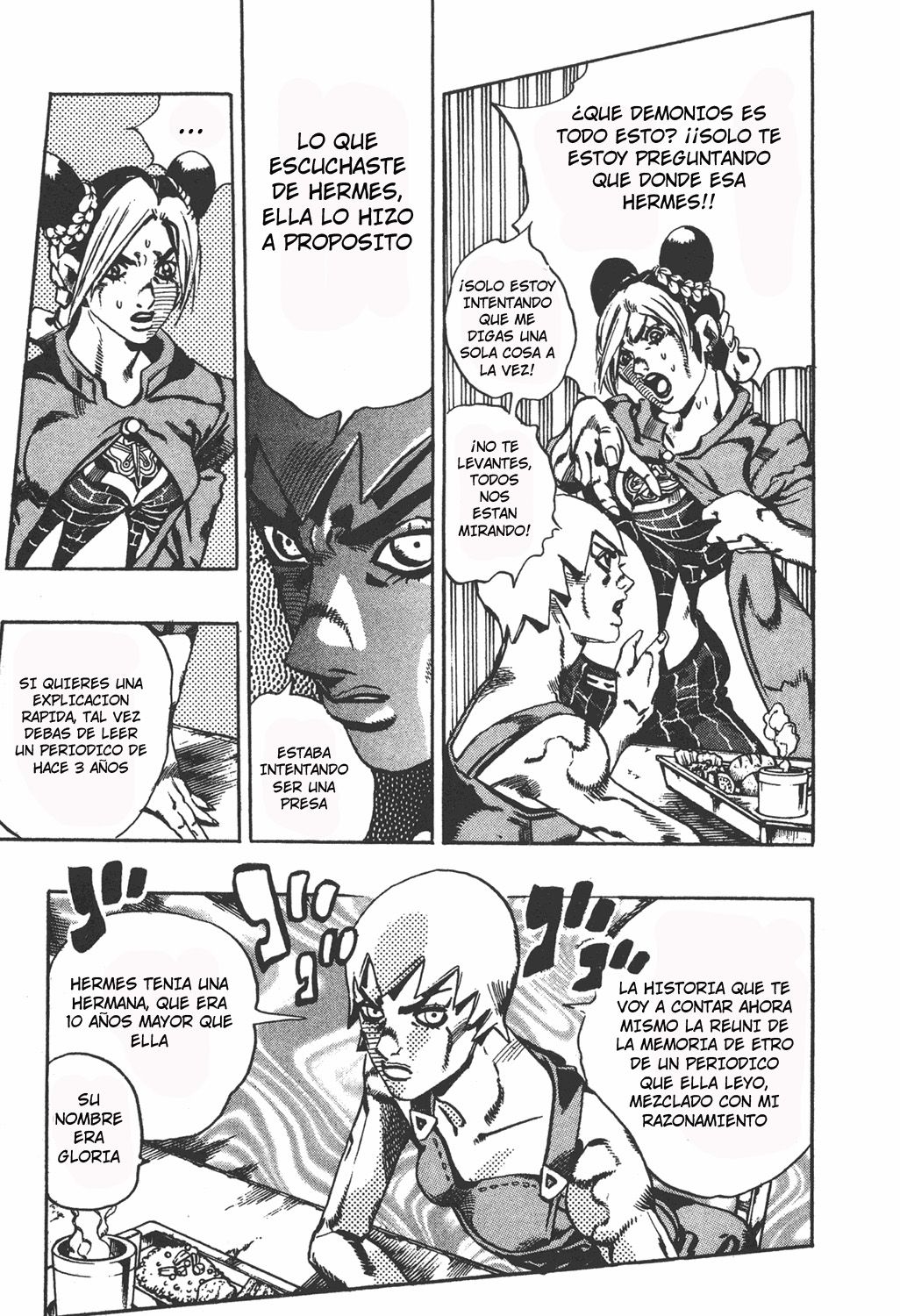 Read JoJo's Bizarre Adventure Parte 6 Stone Ocean ES Manga Online