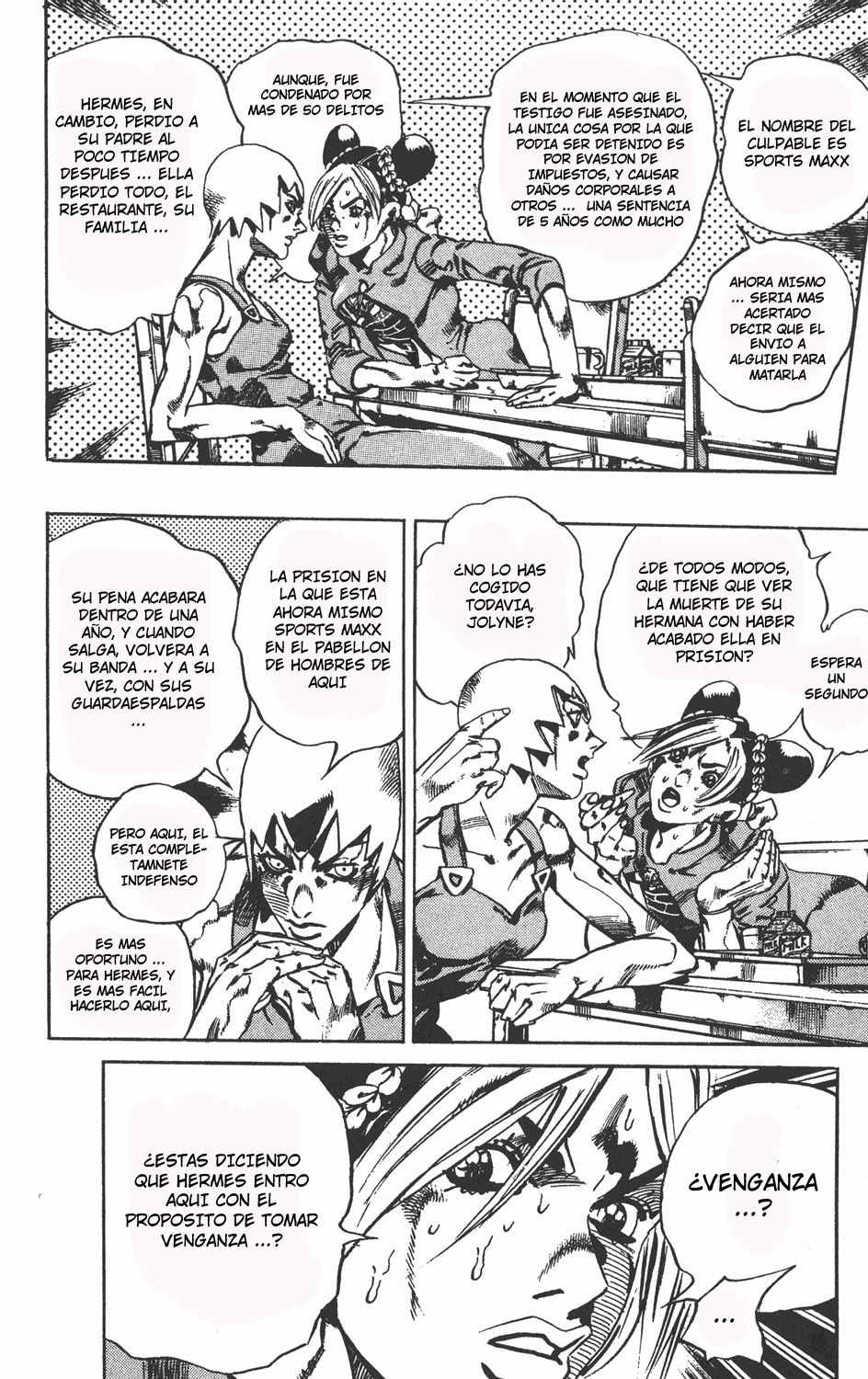 Read JoJo's Bizarre Adventure Parte 6 Stone Ocean ES Manga Online