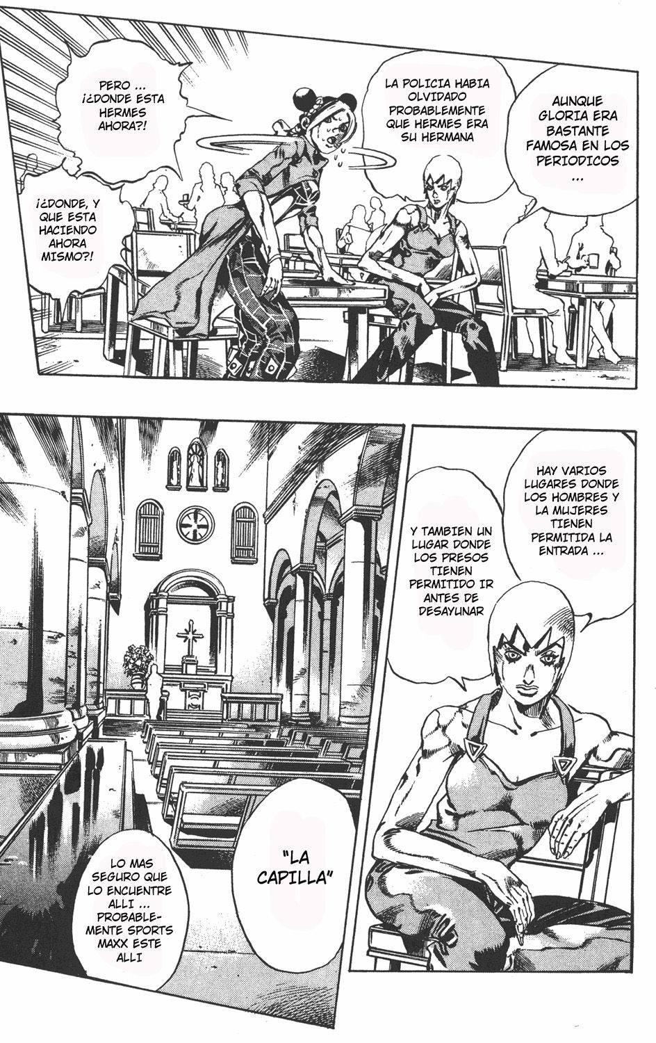 Read JoJo's Bizarre Adventure Parte 6 Stone Ocean ES Manga Online