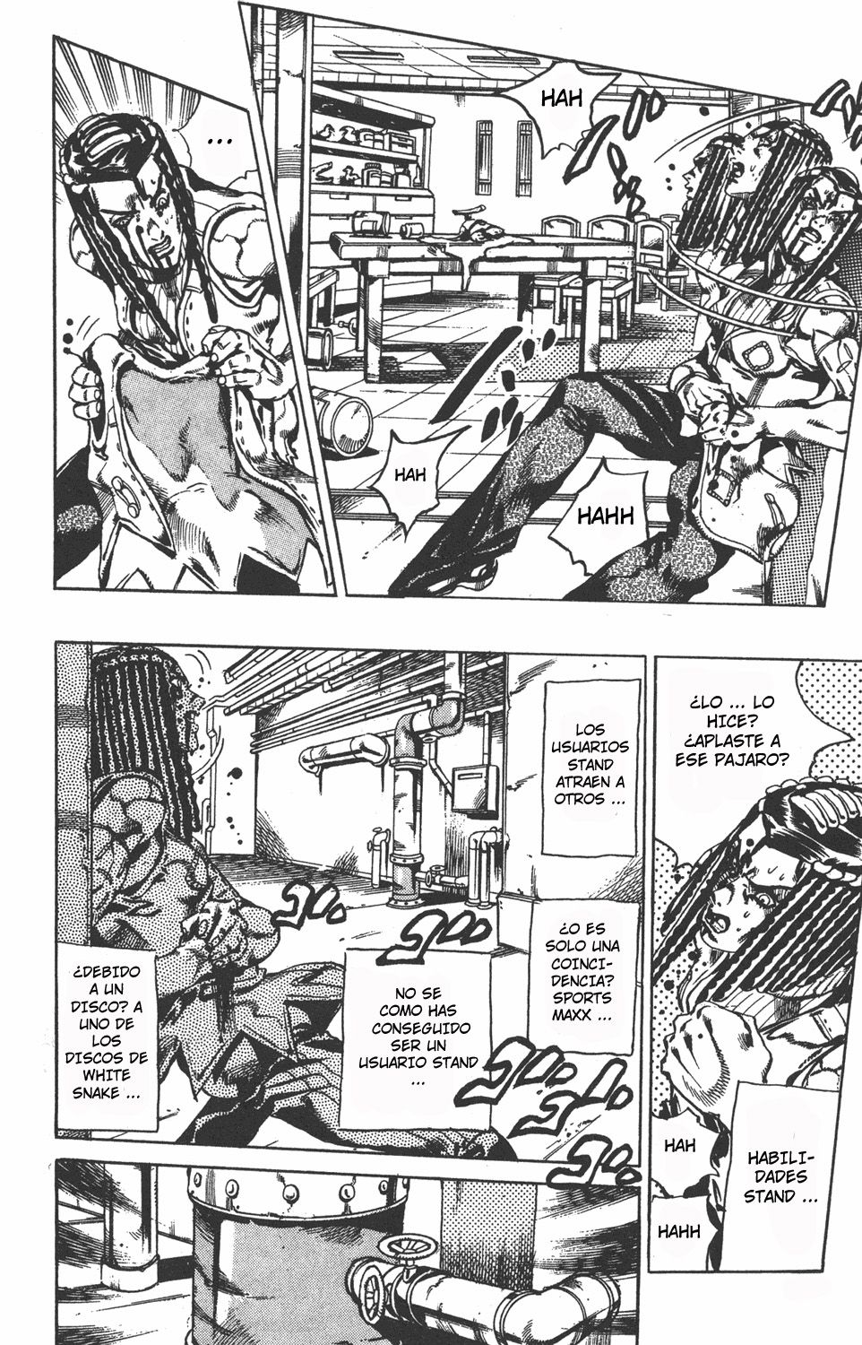Read JoJo's Bizarre Adventure Parte 6 Stone Ocean ES Manga Online