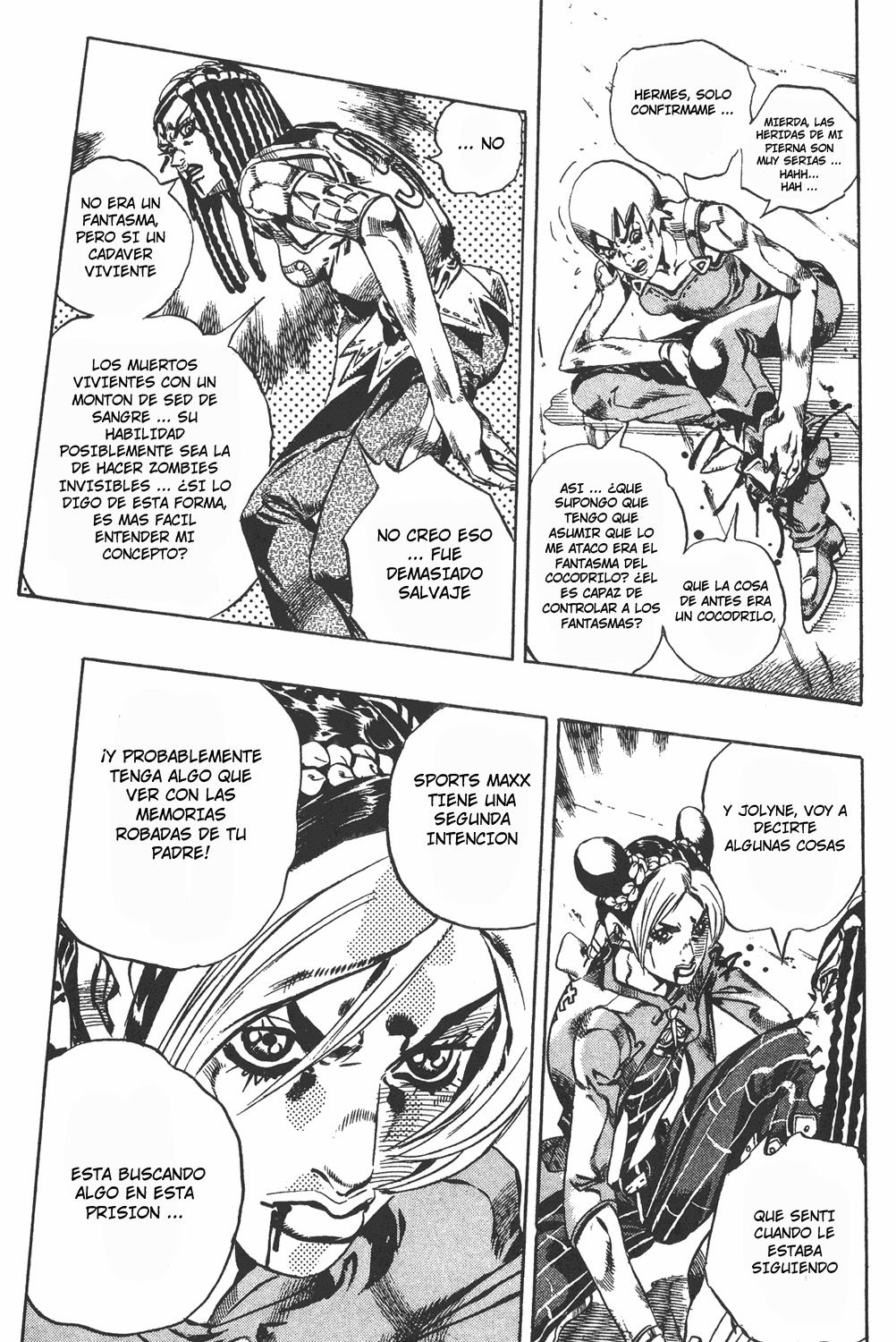 Read JoJo's Bizarre Adventure Parte 6 Stone Ocean ES Manga Online