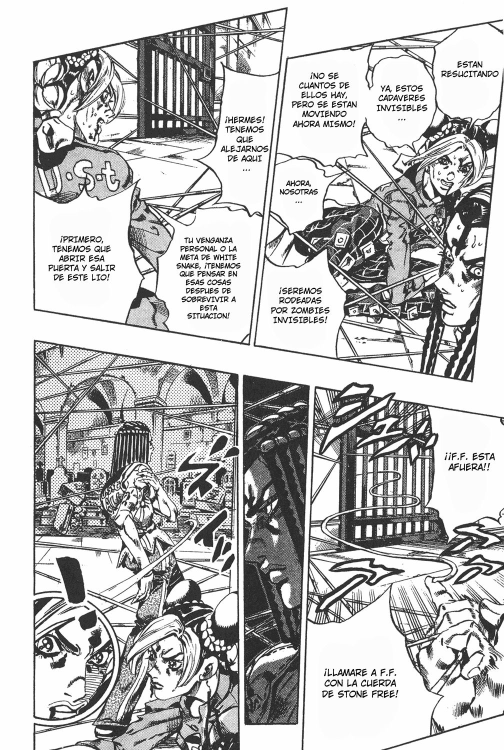 Read JoJo's Bizarre Adventure Parte 6 Stone Ocean ES Manga Online