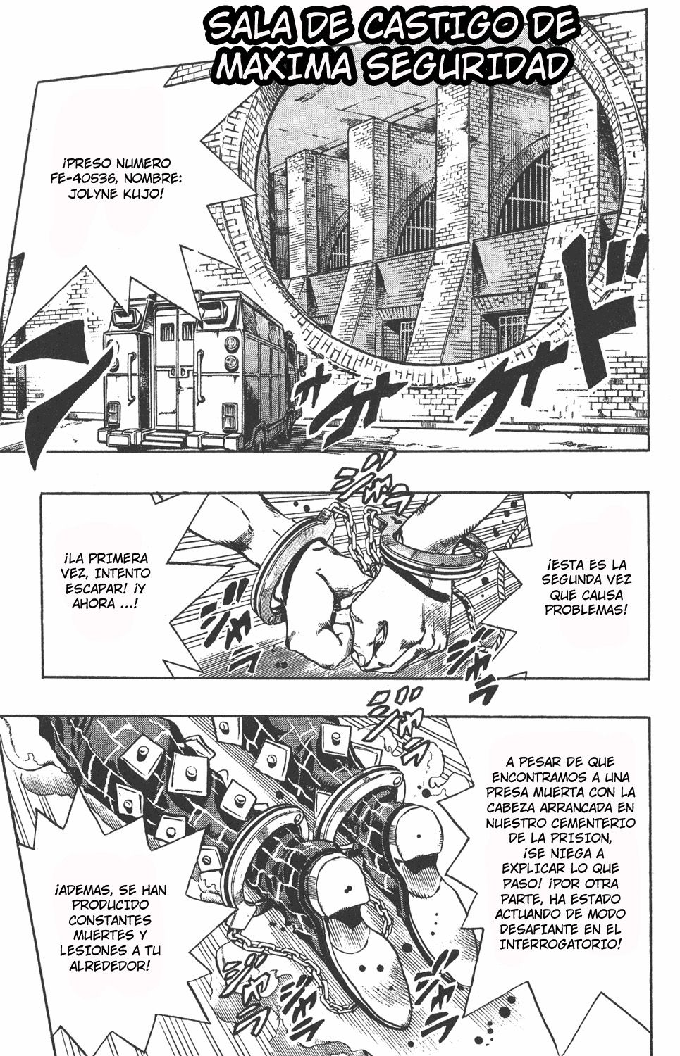 Read JoJo's Bizarre Adventure Parte 6 Stone Ocean ES Manga Online
