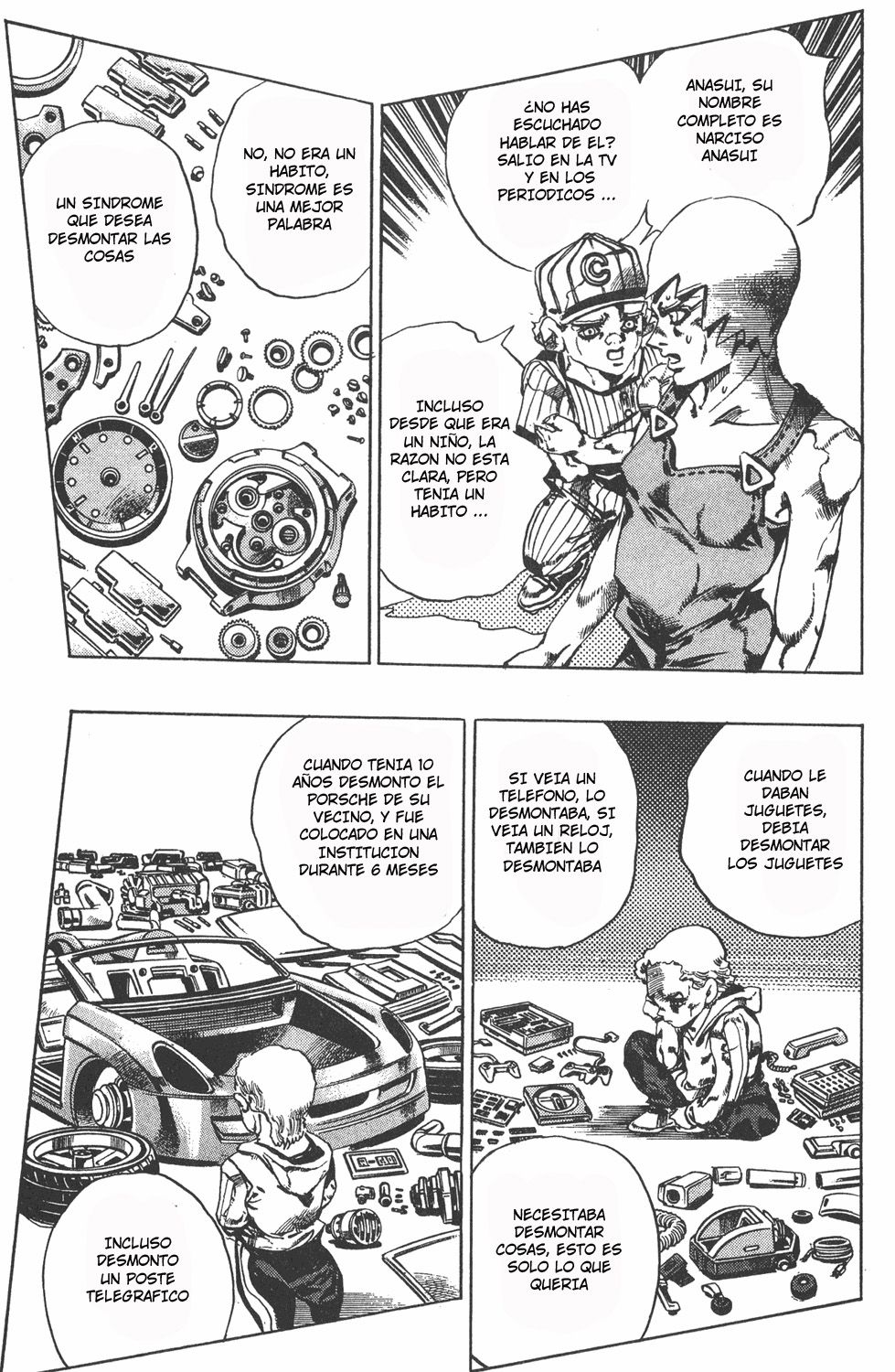 Read JoJo's Bizarre Adventure Parte 6 Stone Ocean ES Manga Online