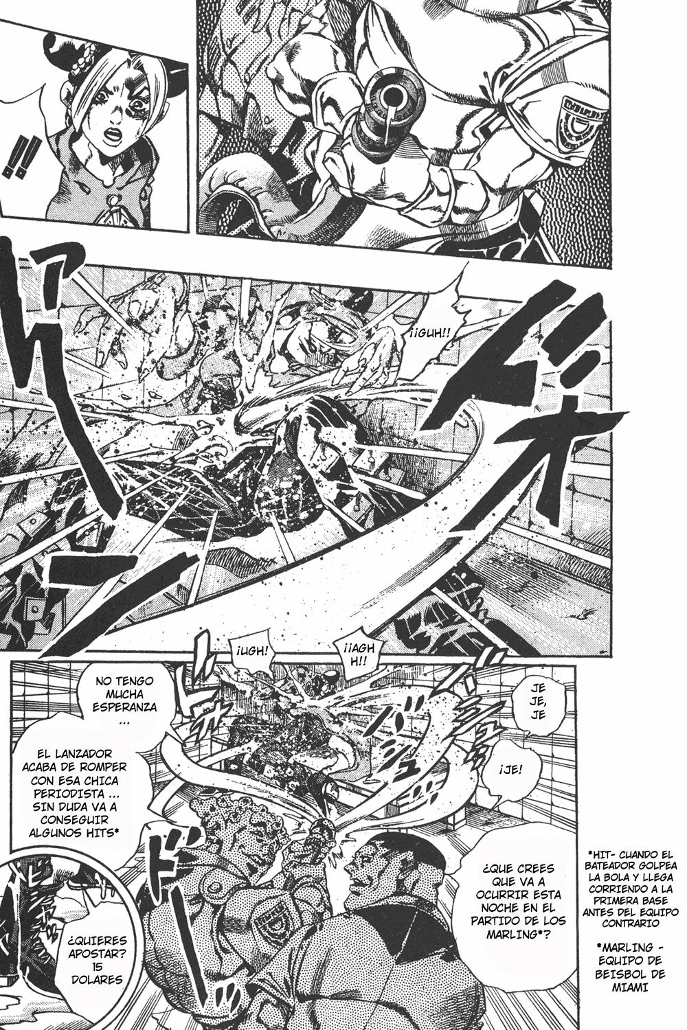 Read JoJo's Bizarre Adventure Parte 6 Stone Ocean ES Manga Online