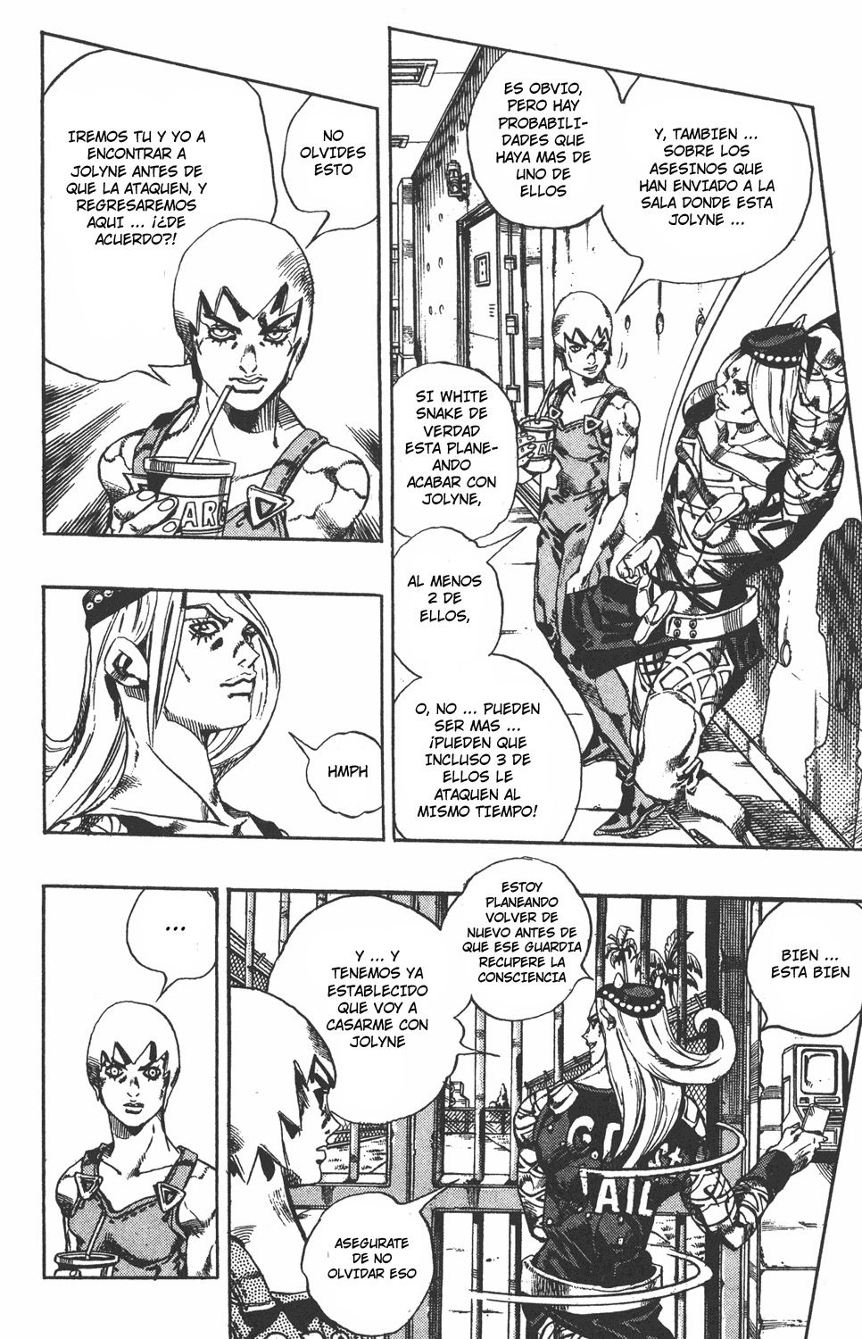 Read JoJo's Bizarre Adventure Parte 6 Stone Ocean ES Manga Online
