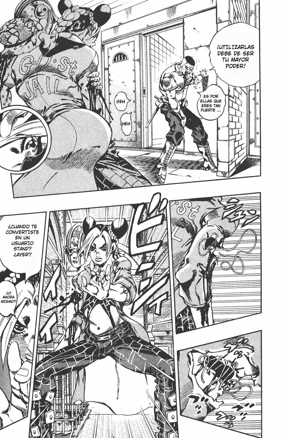 Read JoJo's Bizarre Adventure Parte 6 Stone Ocean ES Manga Online