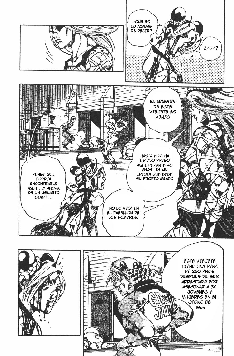 Read JoJo's Bizarre Adventure Parte 6 Stone Ocean ES Manga Online