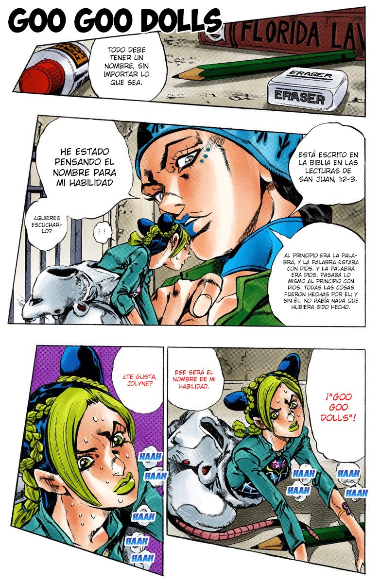 Read JoJo's Bizarre Adventure Parte 6 Stone Ocean ES Manga Online