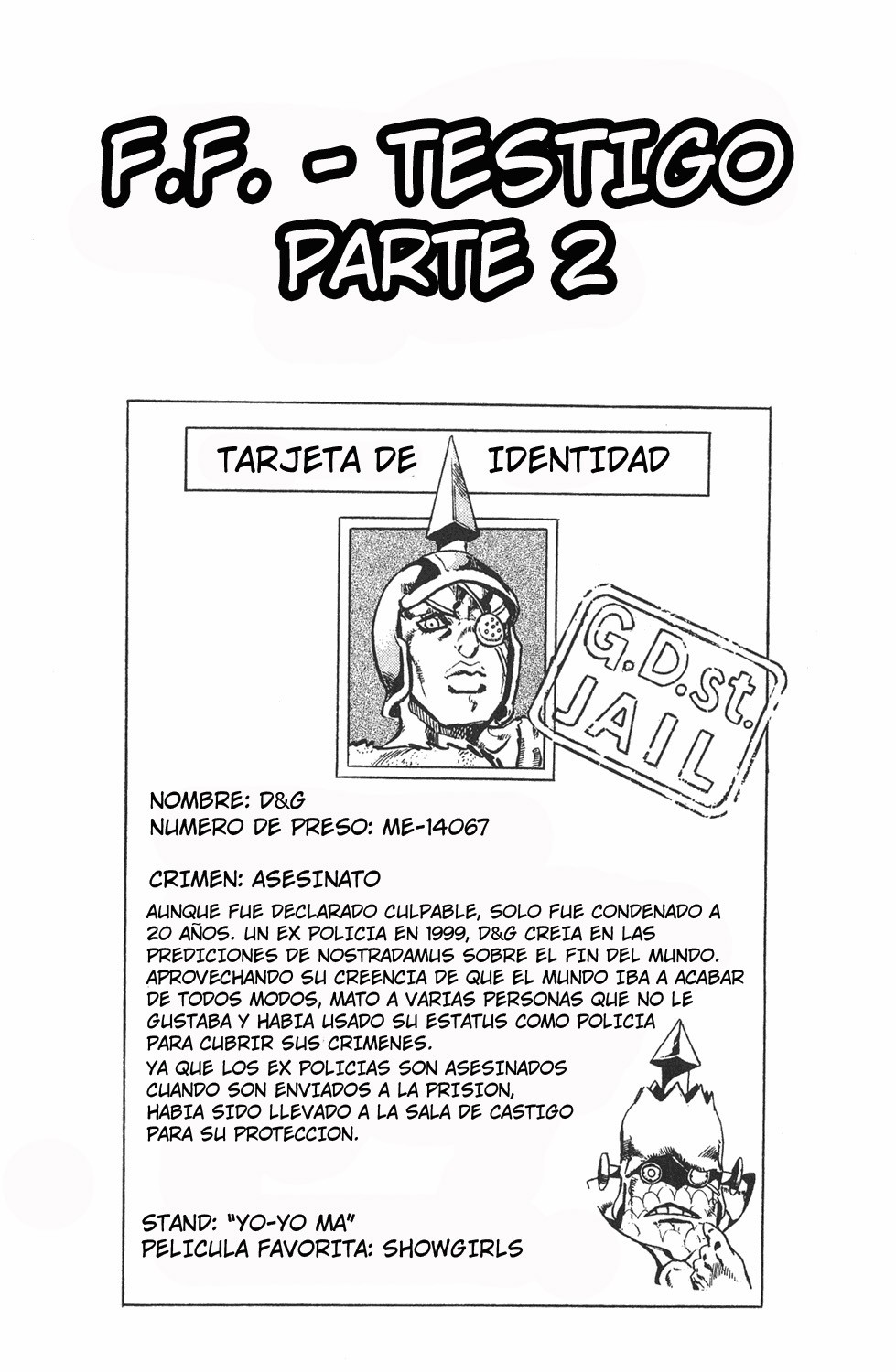 Read JoJo's Bizarre Adventure Parte 6 Stone Ocean ES Manga Online