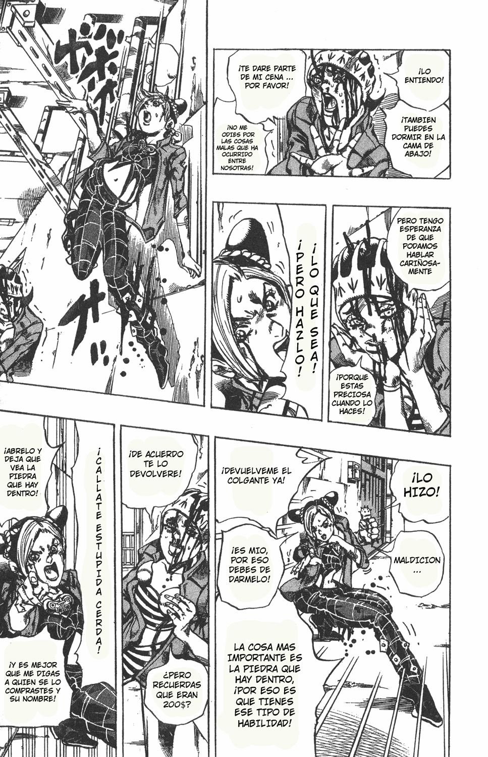 Read JoJo's Bizarre Adventure Parte 6 Stone Ocean ES Manga Online