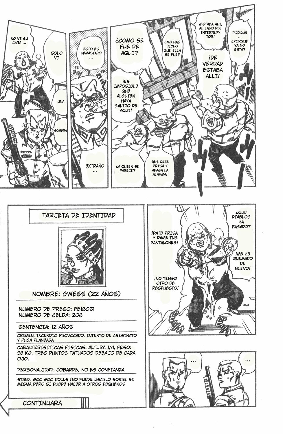 Read JoJo's Bizarre Adventure Parte 6 Stone Ocean ES Manga Online