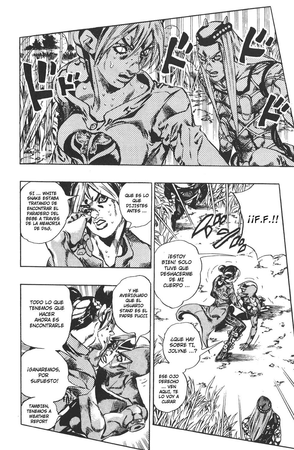 Read JoJo's Bizarre Adventure Parte 6 Stone Ocean ES Manga Online