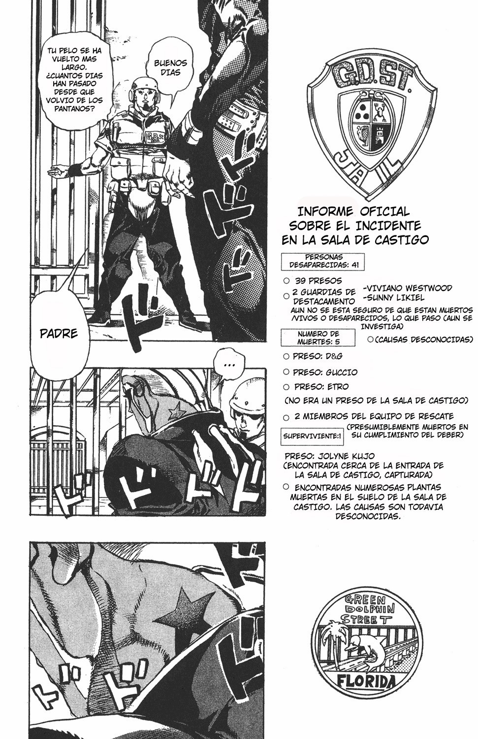 Read JoJo's Bizarre Adventure Parte 6 Stone Ocean ES Manga Online