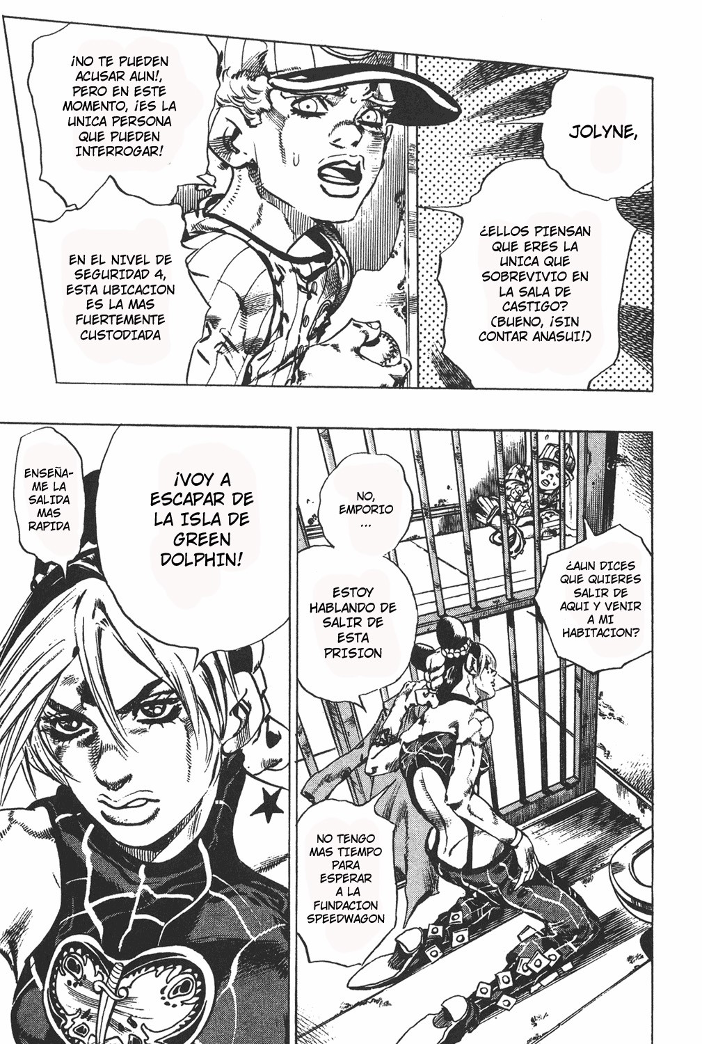 Read JoJo's Bizarre Adventure Parte 6 Stone Ocean ES Manga Online