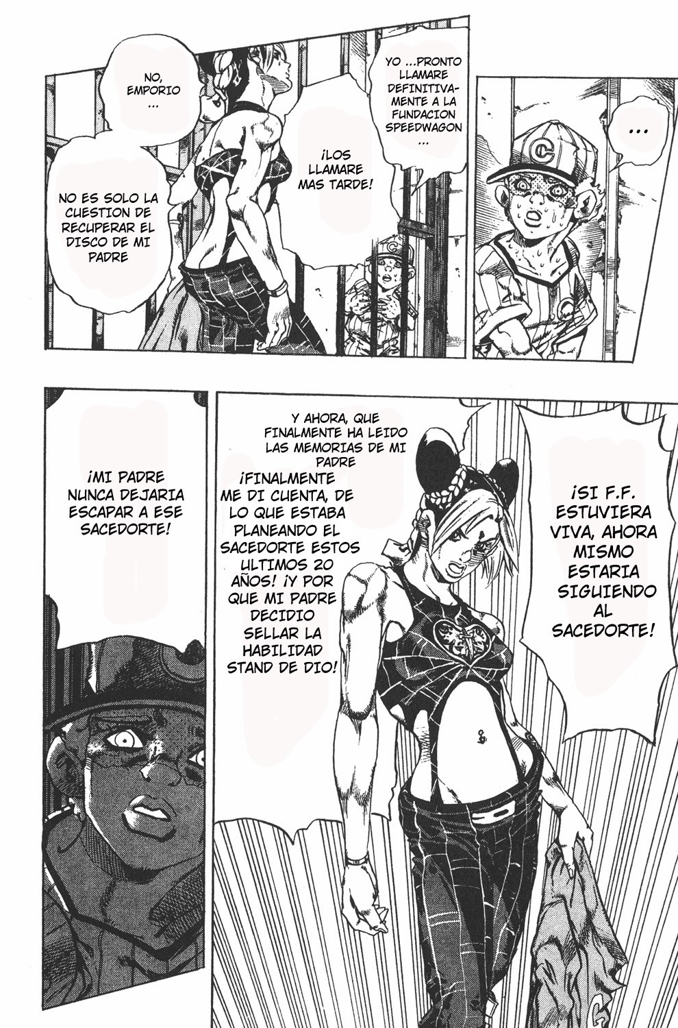Read JoJo's Bizarre Adventure Parte 6 Stone Ocean ES Manga Online