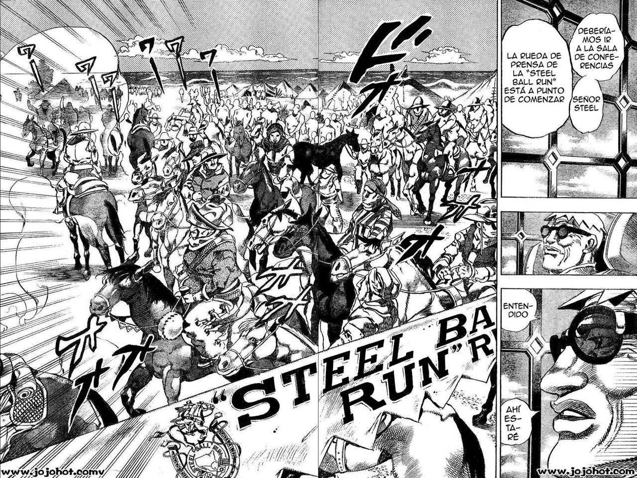 Read JoJo's Bizarre Adventure Parte 7 Steel Ball Run ES Manga Online
