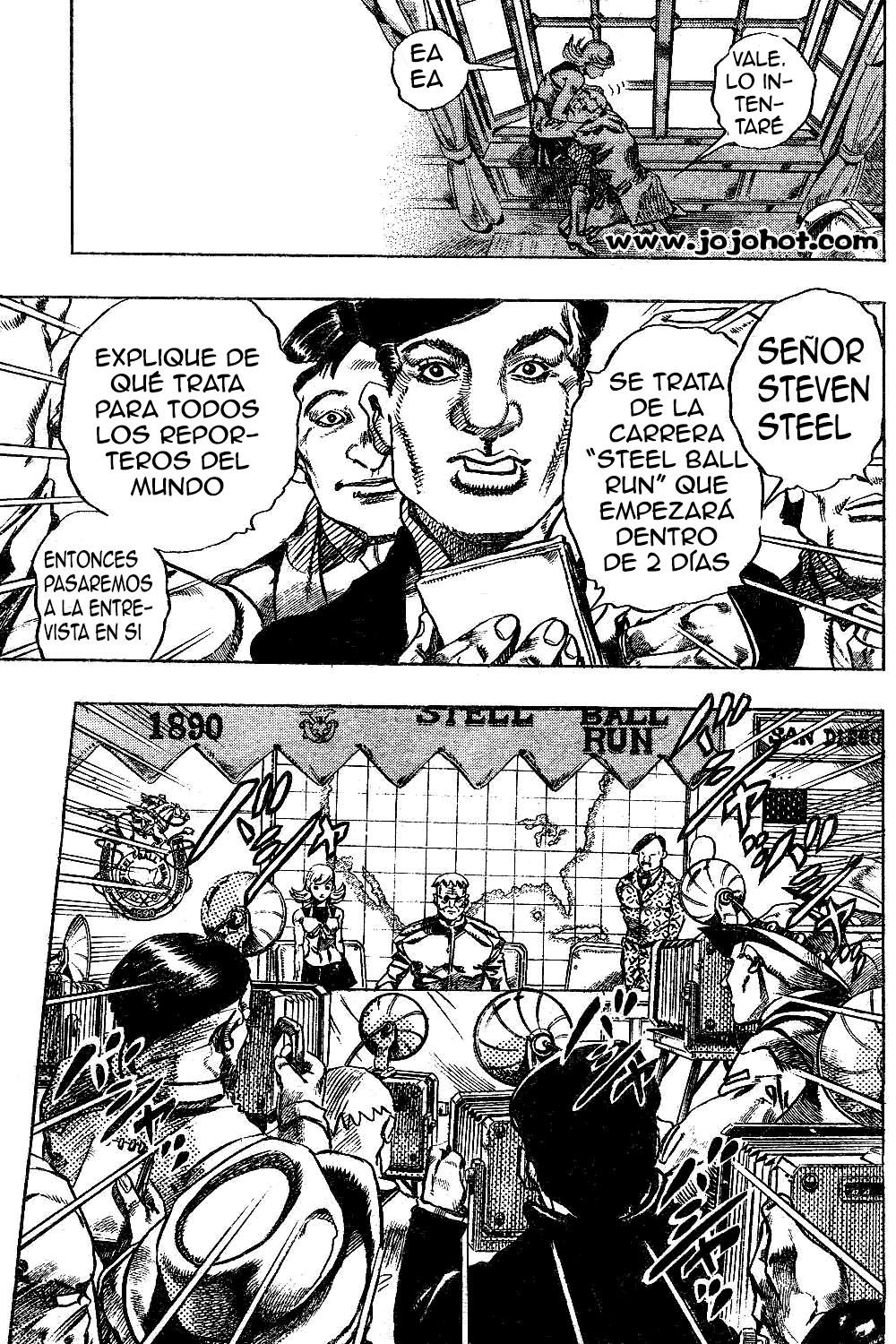 Read JoJo's Bizarre Adventure Parte 7 Steel Ball Run ES Manga Online