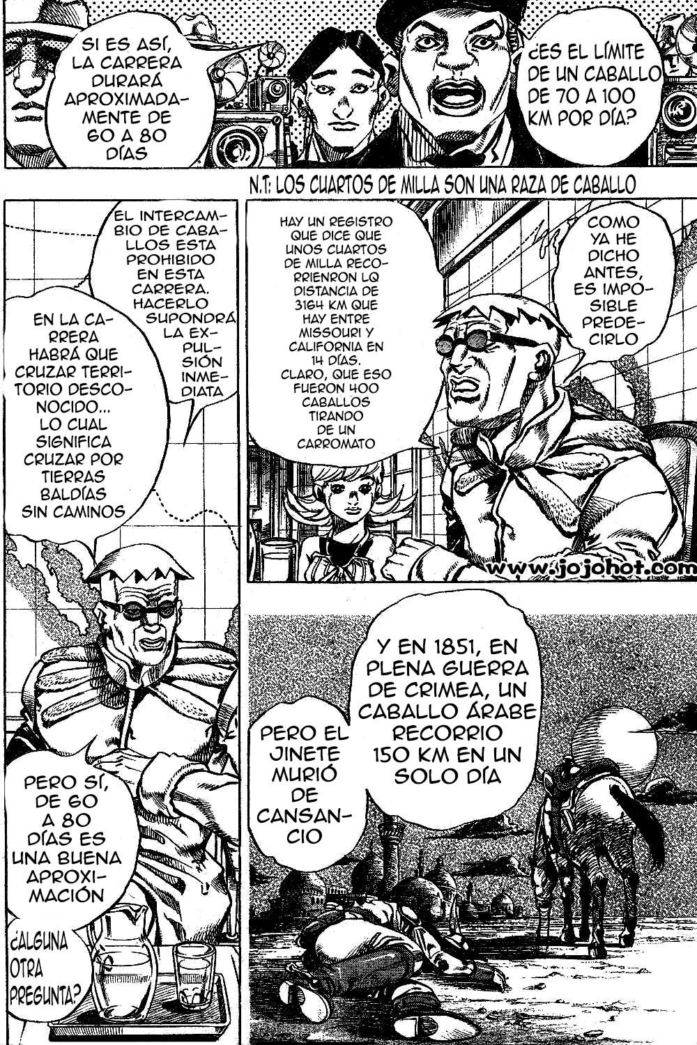 Read JoJo's Bizarre Adventure Parte 7 Steel Ball Run ES Manga Online
