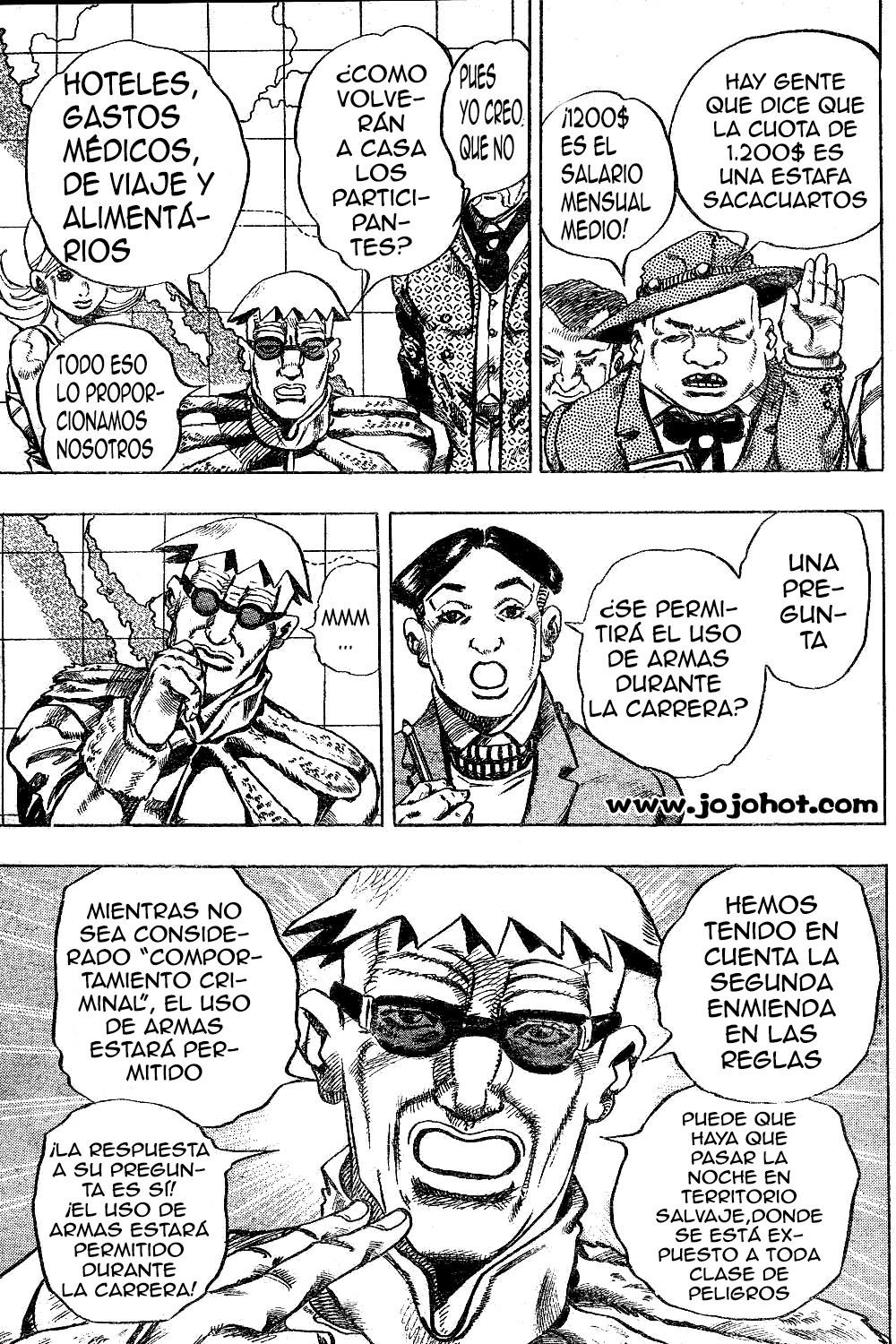 Read JoJo's Bizarre Adventure Parte 7 Steel Ball Run ES Manga Online